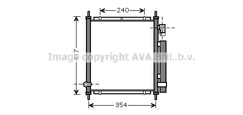 AVA QUALITY COOLING Конденсатор, кондиционер HD5197D